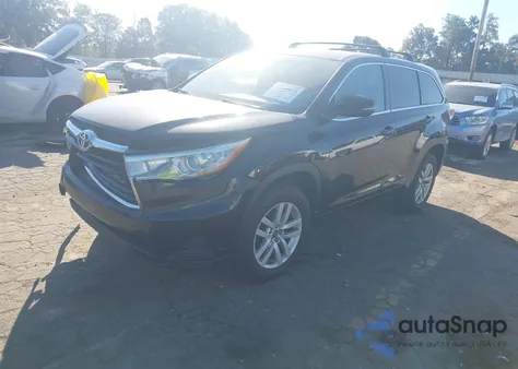 2016 Toyota Highlander Le from USA, damaged, VIN 5TDZARFHXGS021726